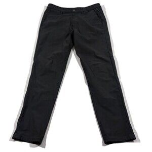 Lululemon Mens Commission Chino Pant Slim 30" Warpstreme LM5975S Navy Sz 32